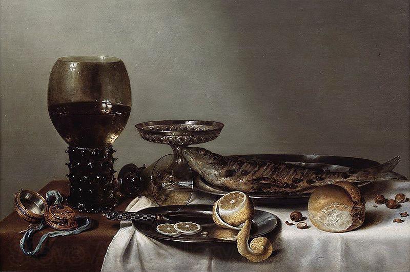 unknow artist Still life with a roemer and watch. Germany oil painting art
